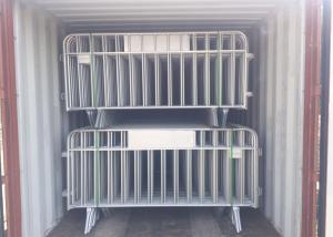 Galvanized Temporary Fence Crowd Control Barrier