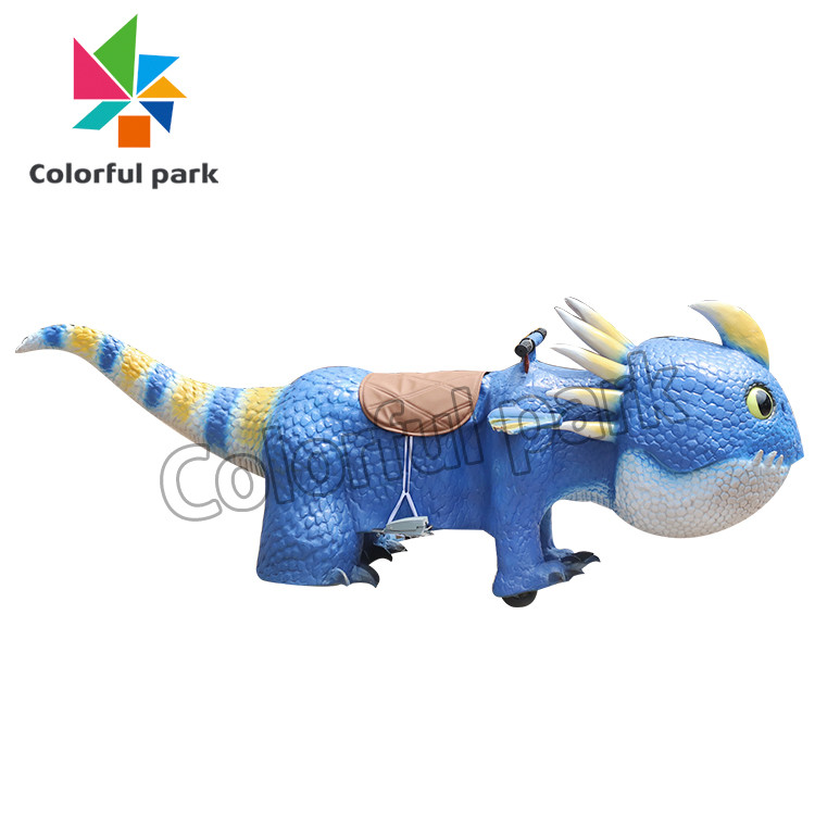 Freely Walking Kid Arcade Machine , 2 Players Dinosaur Kiddie Ride