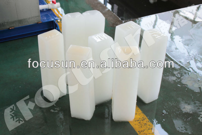 Industrial Brine Tank Small Block Ice Machine 1 Ton For Fish Cooling