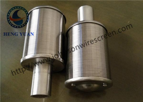 316L Grade Johnson Screen Filter , Stainless Steel Water Nozzle Long Service
