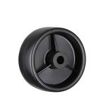 Light Duty 1inch to 3inch Furniture PP Black Swivel Castor with Hole Distance 29