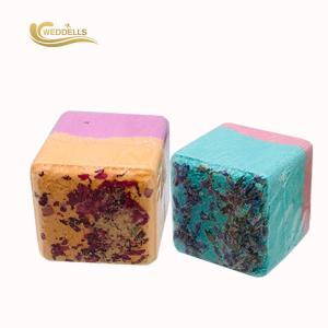 Quality Natural Flower Scent Aromatherapy Shower Steamers Cube Shape Cruelty Free wholesale