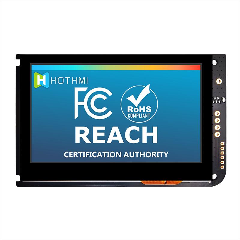4.3 Inch UART Capacitive Touch Screen TFT LCD 800x480 Display With LCD Controller Board