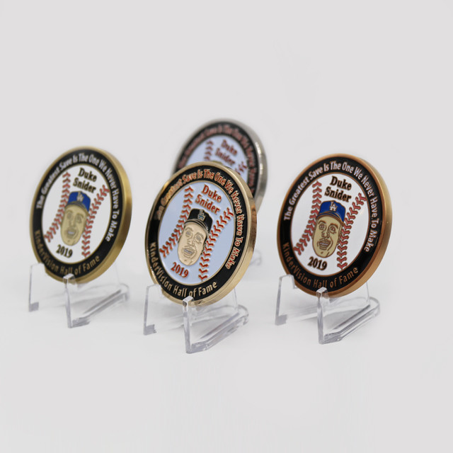 Painted Custom Metal Coins Printing No Minimum Enamel Coins