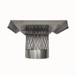 0.45mm SS Chimney Flue Rain Caps Cowl For Clay Flue Rust Resistant