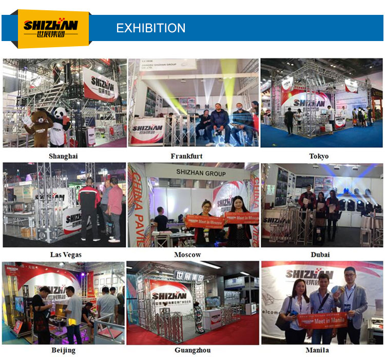 Customized Aluminium Lighting Truss For Performance ISO9001