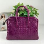 Authentic Crocodile Leather Women Top-handle Handbag Female Large Shoulder Bag