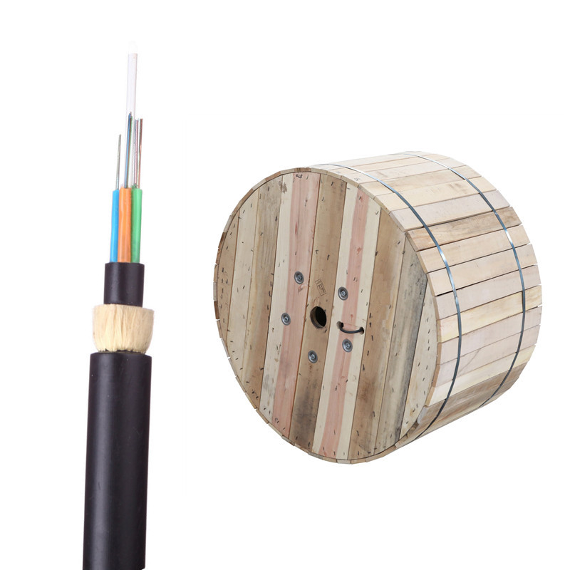 FRP Strength All Dielectric Self Support Fiber Optic Cable ADSS Loose Tube Aerial Cable