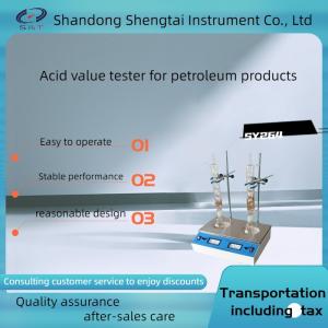 Quality Laboratory equipment Water Soluble Petroleum Products Oil Acid Value Tester SY264 wholesale