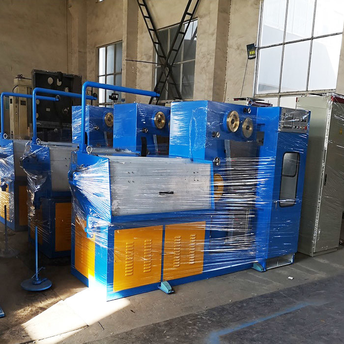Horizontal Vertical Type Electric Copper Fine Wire Drawing Making Machine With Online Annealer