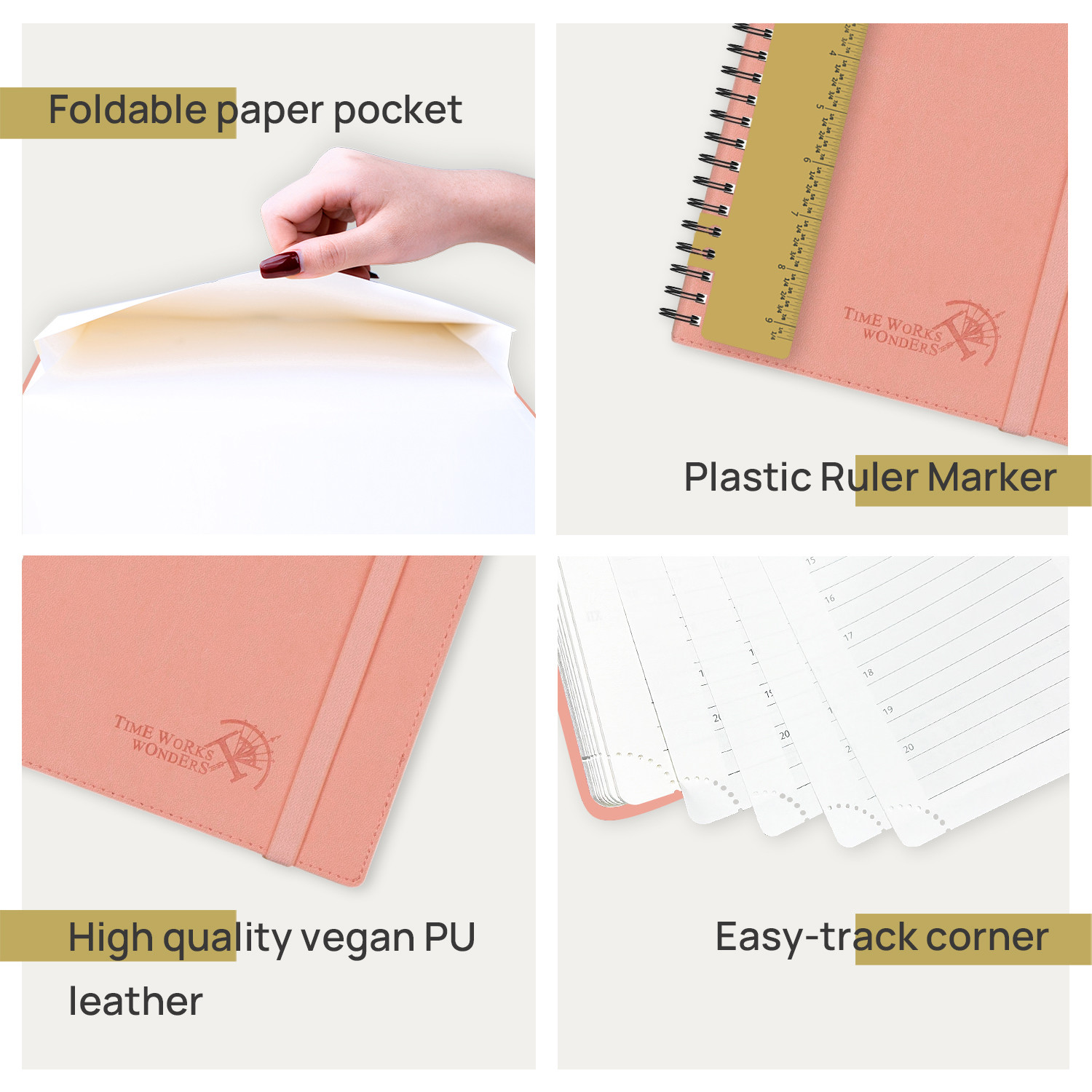 FSC Certified ECO Friendly Academic Planner , Hardcover Binding 2023 Weekly Planner