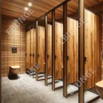 Restroom Dividers Support Customized Commercial Bathroom Partition Durable