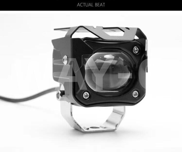 12V - 80V Voltage Off Road Motorcycle Light Assy LED Headlamp Spot Light