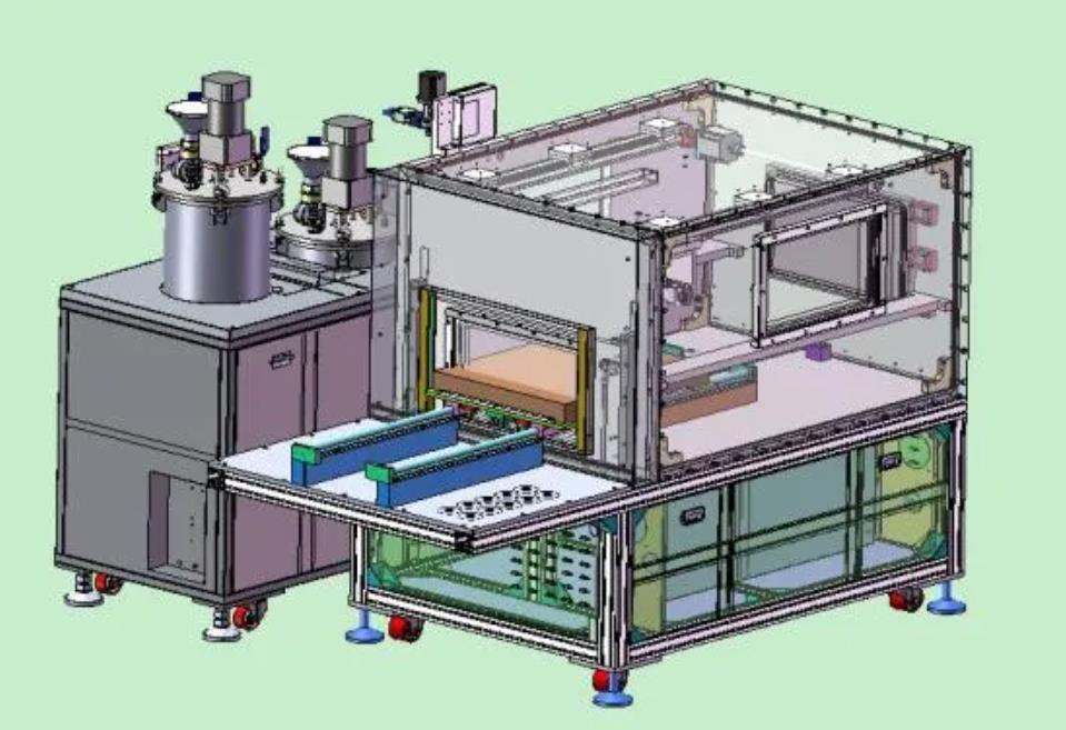 Daheng Patent Plunger Pump Vacuum Filling Machine for Epoxy Resin and Silicone AB Glue