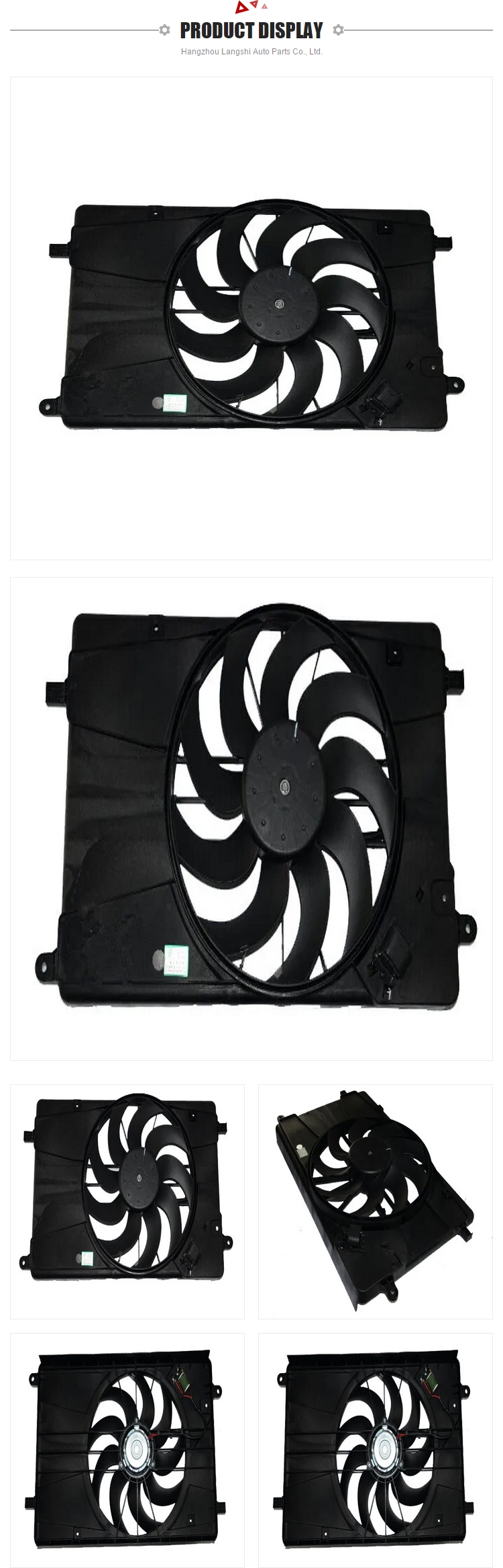 26209142 Buick and Cavalier EXCELLE Auto Parts Radiator Fan Assembly for Car Fitment