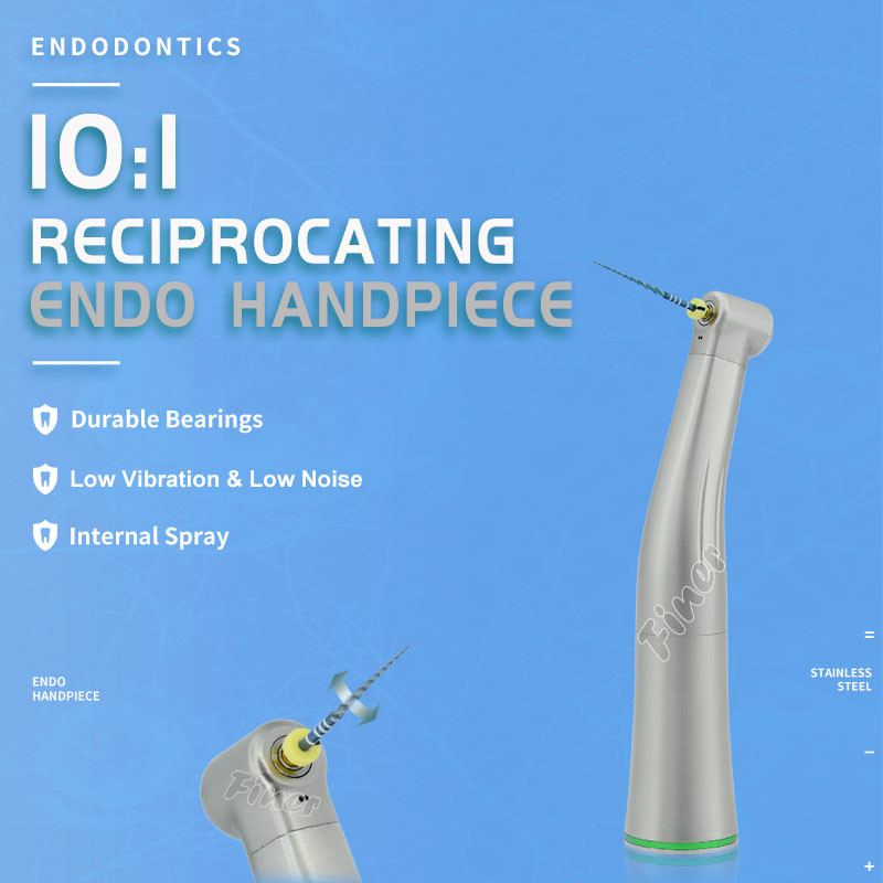 10:1 Contra Angle Reciprocating Endomotor Root Canal Treatment Endo Handpiece
