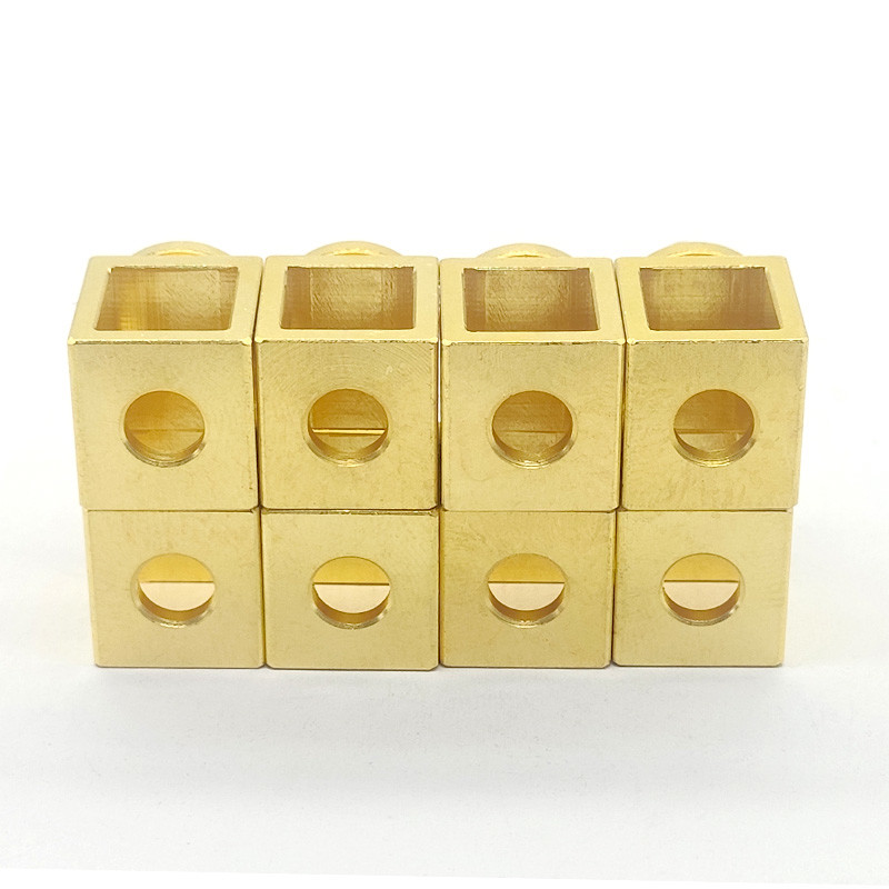 Automotive Custom Made CNC Parts Polishing Turned Brass Components High Precision