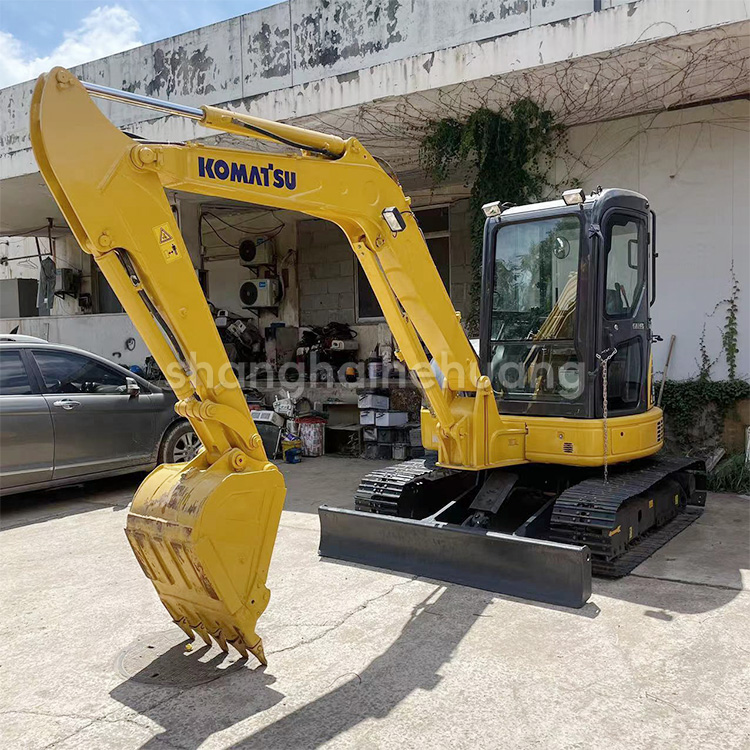 Original Komatsu PC56 PC55 PC56-7 PC60 PC70-8 Second Hand Excavator with Hydraulic Valve