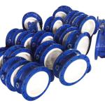 PE Lined Steel Ball valve Butterfly valve check valve Fluorine stop valve
