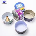 D73x38mm Small Cigarette Tin 150ml Round Tin For Cigarettes