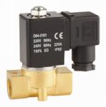 Miniature Direct Acting Electric Solenoid Air Valve Normally Closed 2 Way