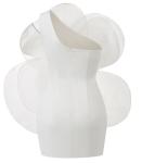 Apparel Custom Vendor High End Slanted Shoulder Flower Dress Sleeveless Skirt