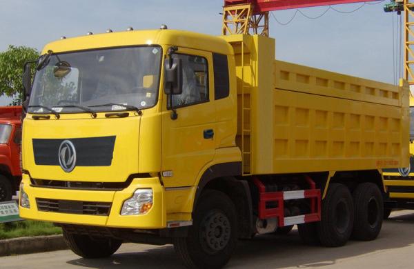 Cheap 6x4 Drive Used Dump Trucks B210 33 Engine Euro 3 Emission 85 Km/H Max Speed for sale
