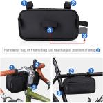 Bike Handlebar Bag, Multifunctional Mountain Bike Crossbar Front Bag Road Bike