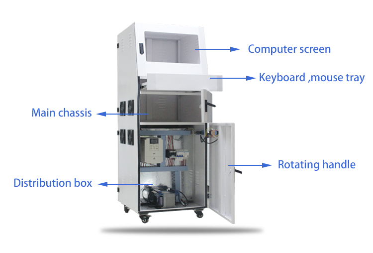 10 KG Weight Engraving Machine Chassis Control Cabinet Box Space-saving Design
