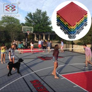 Quality 1.81cm PP Interlocking Tiles Outdoor Basketball Tiles 315g/ Piece wholesale