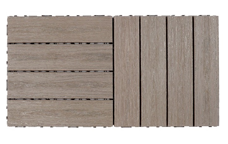 300mm*300mm Plastic Based PVC Square Pool Deck Tiles Above 18mm Thickness