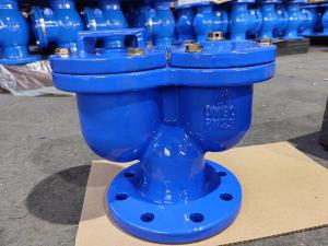 Quality Cast Iron / Ductile Iron Double Orifice Air Valve For Industrial Applications wholesale