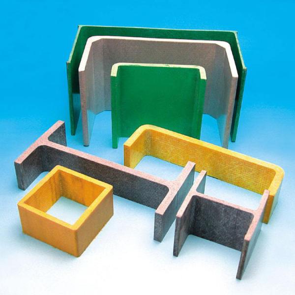 Corrosion Resistance Yellow FRP Structural Profiles Extremel Durability for Easy