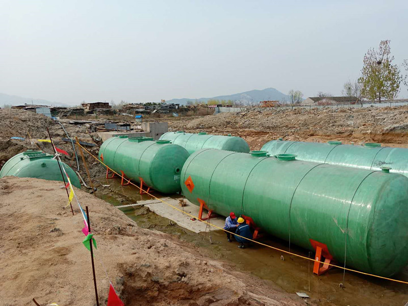 10-20 t/hour Wastewater Treatment Machine Fully Automatic Control FRP Septic Tank