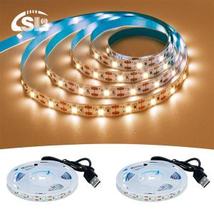 Quality Dimmer Support 5v 8mm 120leds 3000K Warm White Flexible Electroplate Led Strip Light wholesale