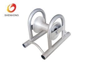 Quality Aluminium Straight Line Cable Rollers Narrow Trench Cable Pulling Pulley wholesale
