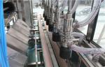 Four Washing Steps Automatic Water Filling Machine With Stainless Steel Chain