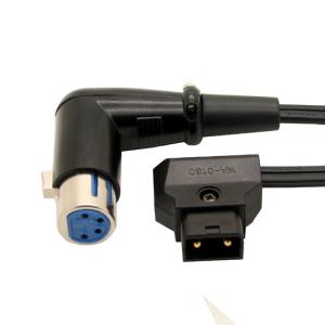 Quality D-tap male to right angle 4pin xlr female cable wholesale
