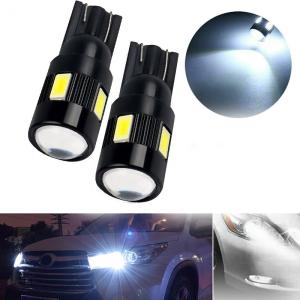 Quality T10 5630 6 SMD Nonpolarity Led Car Side Light Bulbs Modified LED Bulb DC 12V wholesale