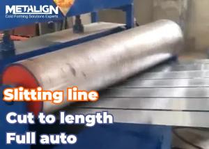 Quality Fully Automatic Cutting And Slitting Machine &amp; CTL Recoiling Line 60m/Min wholesale