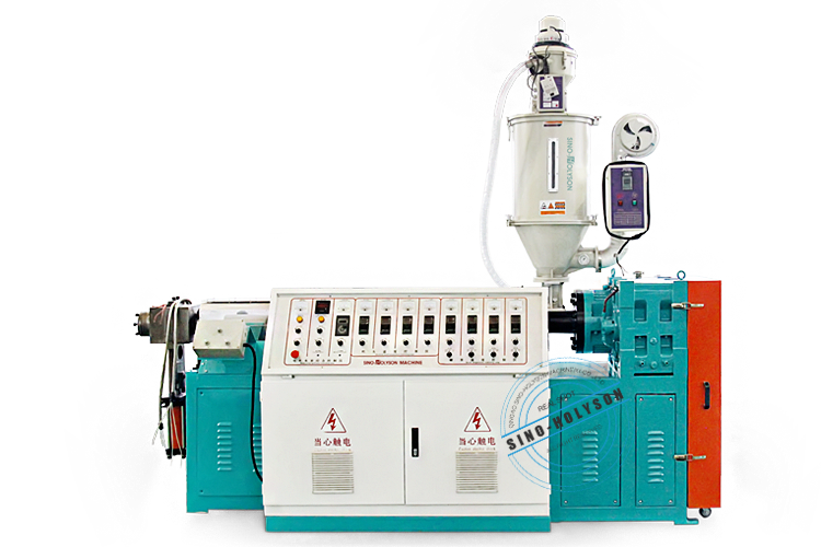 Single Screw 65mm HSJ-65 PVC Fiber Hose Making Machine / PVC Garden Hose Making Machine