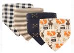 Washable Toddler Feeding Bibs / Baby Food Bibs Backed With Knit Terry Absorbency
