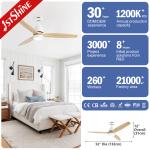 SAA Energy Saving Ceiling Fan AC Motor 3 Speed for Living Room