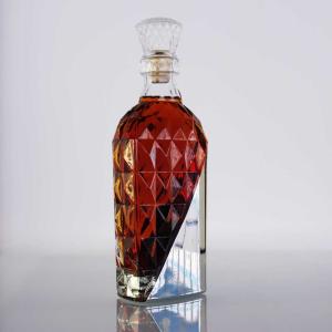 Quality XO Vodka Whiskey Glass Bottle Vacuum Electroplating 1 Liter Glass Liquor Bottles 22mm wholesale