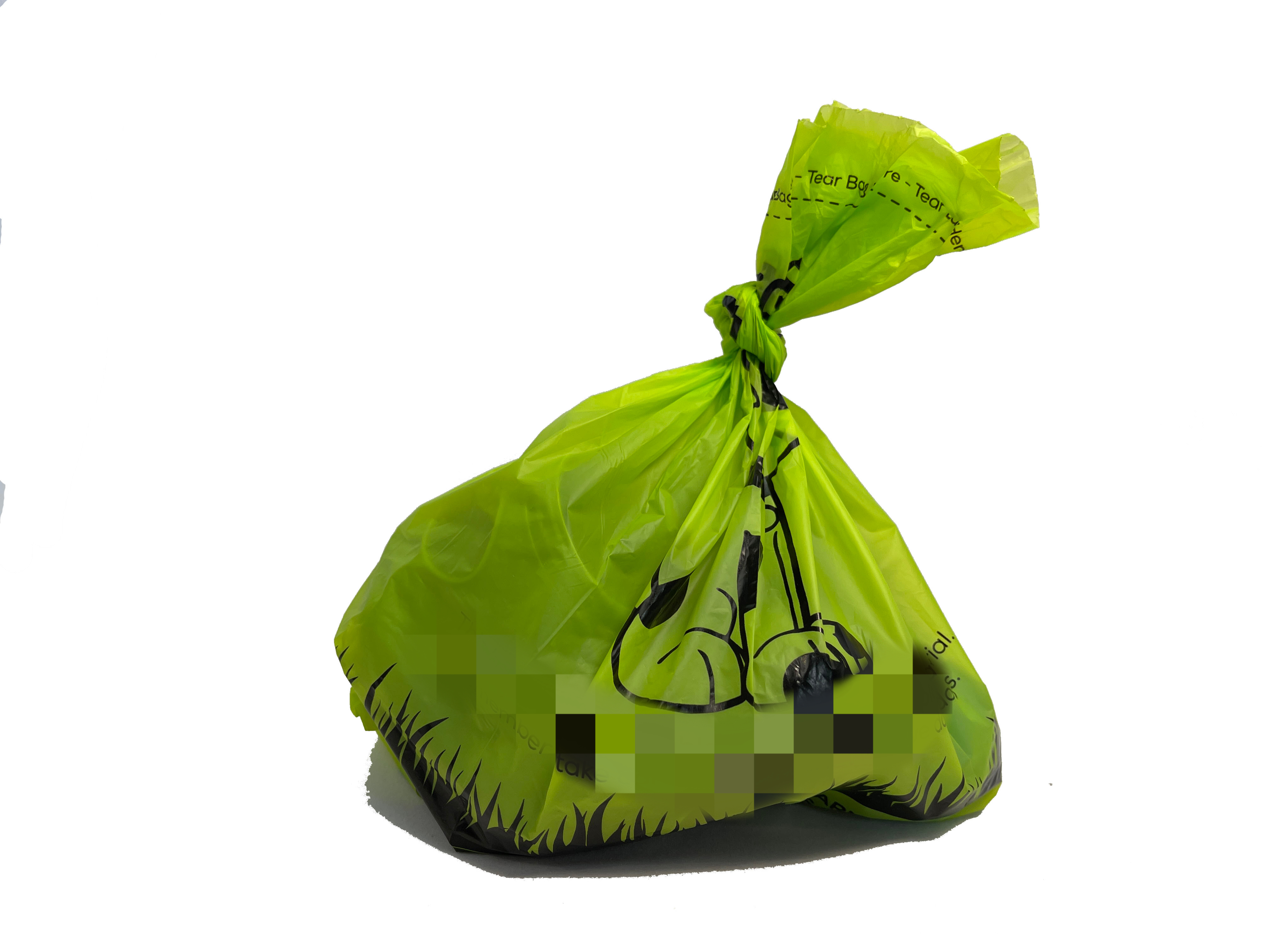 Eco Friendly 12-50mic Thickness Biodegradable Dog Poop Bag with OK Compost Certificate