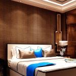 Household Natural Material Wallpaper Strong Texture Sound-Absorbing Woven