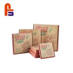 Ecological Pizza Packaging Matte Lamination Surface Paper Food Packing Box