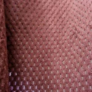 Quality Pink Burnout Velvet Fabric Velboa Polyester Fabric For Home Textile wholesale