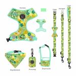 Nylon Dog Leash Collar Set Fashion Fancy Luxury Polyester Breathable