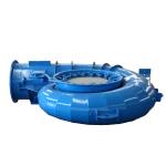 On Grid Francis Water Turbine 60Hz 600kw 96% Rated Efficiency